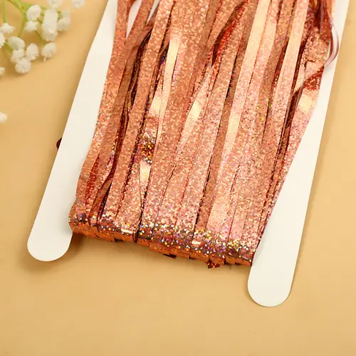 Cheap as a Party Metallic Tinsel Foil Fringe Curtains Backdrop for Birthday New Year Eve Party Photo Wedding Decor - Image 20