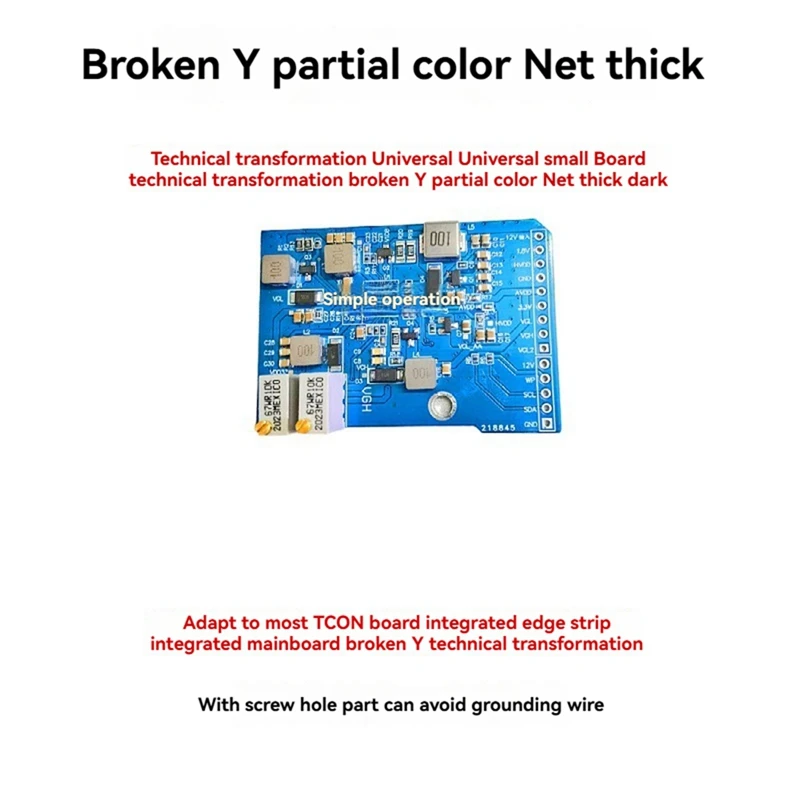 VGH VGL DC Module Repair LCD Panel Broken Y Color Abnormal Horizontal Line LCD Screen Technical Modification DC Board