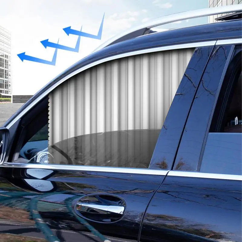 

Автомобильные солнцезащитные шторы, магнитные драпировки на окна, летние дорожные поездки, защита от солнца, 4 шт.