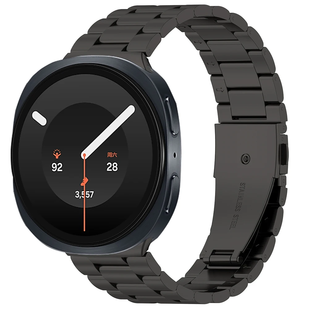 Sleek No Gaps Metal Watch Strap Bracelet