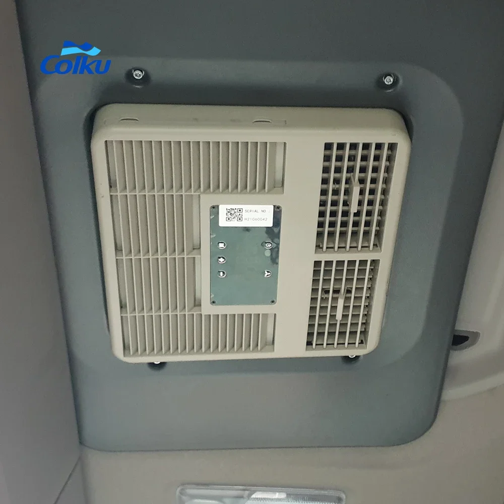 All in one design truck roof 24v air conditioner 7500BTU great cooling rooftop air conditioner mini bus car rv