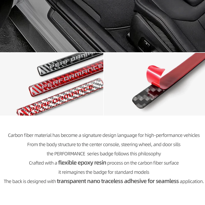 Dashboard Panel Stickers Instrument Trim Strips Carbon Fiber Trim Car Tuning Accessories For Tesla Model 3 Highland Model Y X S car interior trim