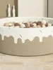 Cute and Fun Children's Indoor Ball Pit, Soft Baby Ocean Ball Pool, Safe for Biting, Family Playpen with Soft Balls for Babies 6