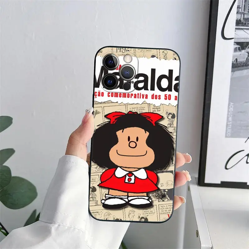 Mafalda Cartoon Phone Case – Stylish and Durable Protective Cover