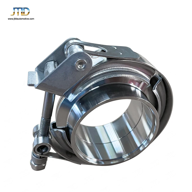 

Stainless steel 304 Quick release 2.5" 63mm Exhaust V Band Clamp Car Assecories with Male Female Flange kits Escape