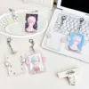 INS Style Kawaii Angel Wings Mini Photo Card Holder Acrylic Hard Card Folder Angel Mini Goo-Card ID Card Card Film Card Holder 1