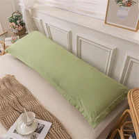 One Piece Double Long Pillowcase Home Couple Pillow Cover Extended Pillowcase (Without Core) 120cm 150cm 180cm 1