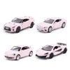 1:36 Pink Mercedes Benz BMW Porsche Alloy Sports Car Series Model Decoration Children's Toy Gifts 2