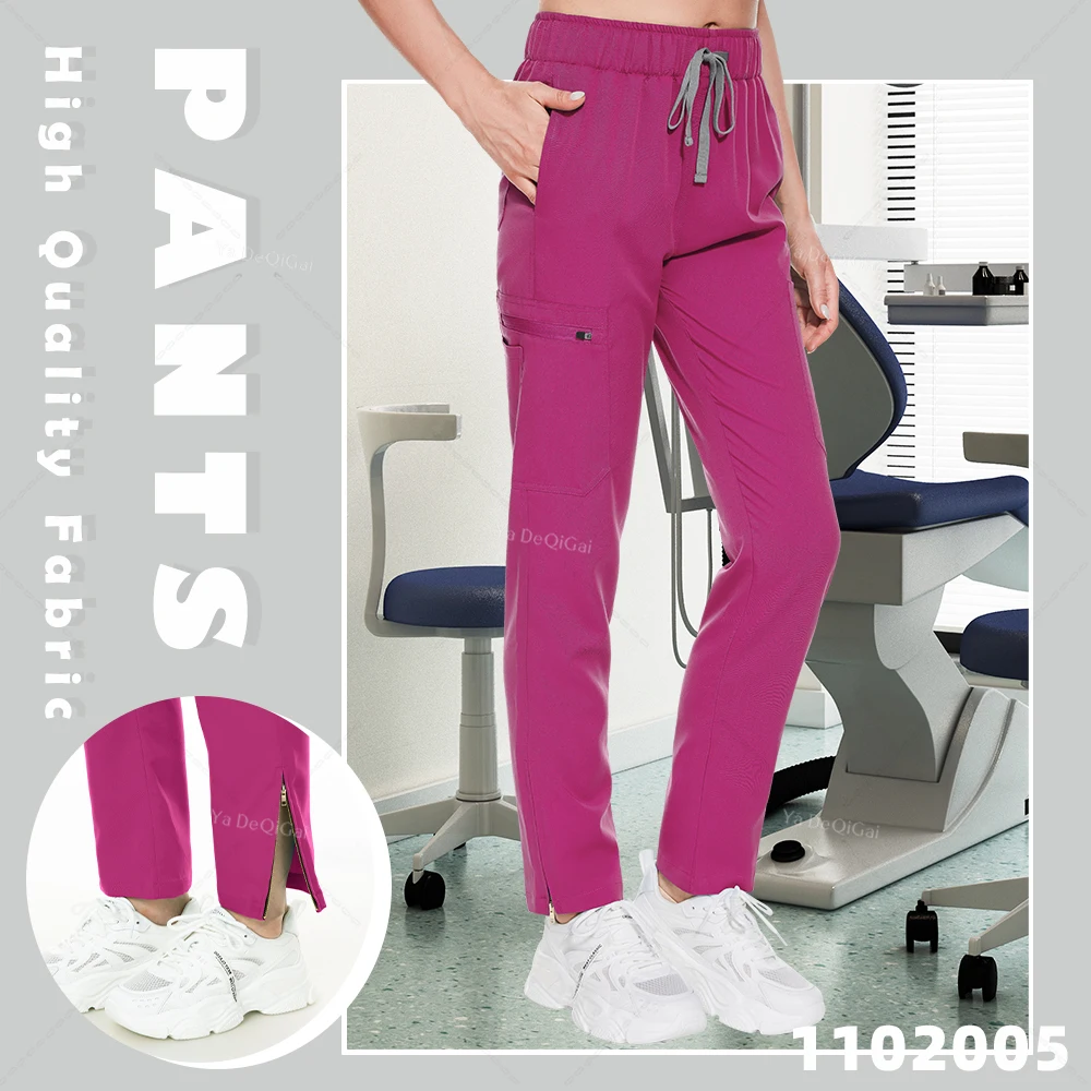 

Темно-синие медицинские разноцветные хирургические брюки, аксессуары для медсестер, униформа для медсестер, медицинские клинические рабочие брюки