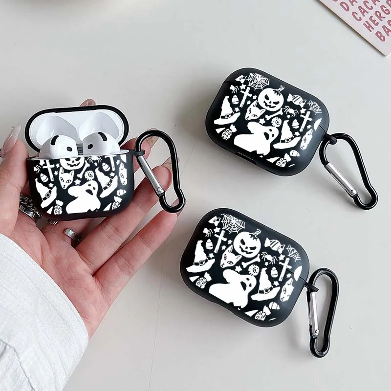 Halloween AirPods Case for Teens with Sticker Graphic Design