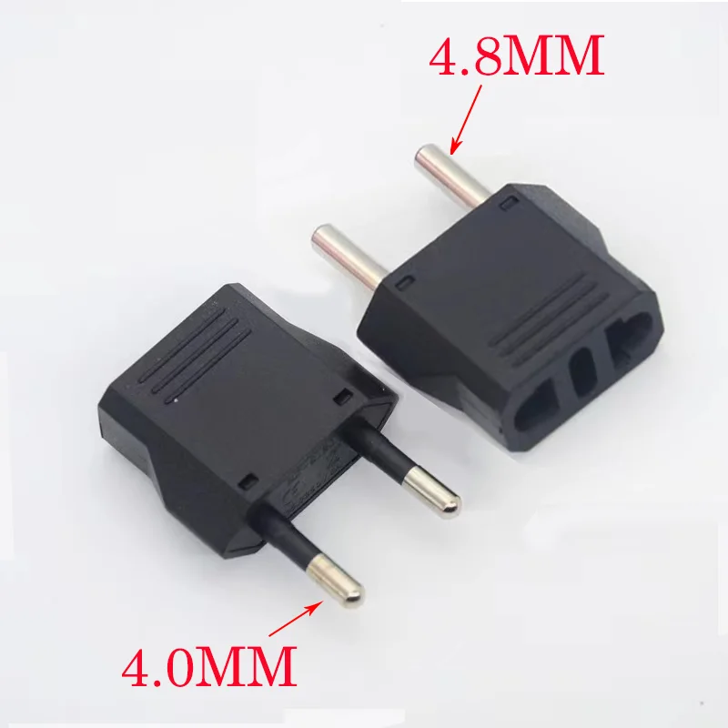 Plug Adapter Power Adapter Eu Plug Adapter Plug Converter 1-50pcs EU Euro KR Plug Adapter US to EU Plug Adapter Travel KR Electric Converter Power Sockets AC Outlet