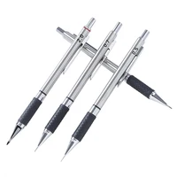 0.3 0.5 0.7 0.9 2.0mm Metal Automatic Pencil with Protective Cover HB Lead Core Sketching Painting Writing Stationery Supplies 2