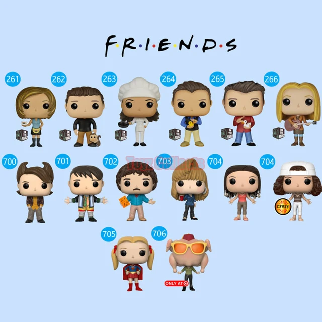 Funko Pop TV Friends Rachel Green Monica Geller Phoebe Buffay Ross