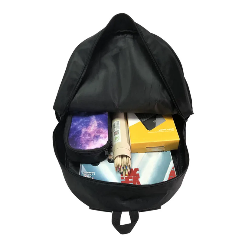 Gothic Black Angel Demon Backpack Punk School Bags for Teens Daypack Women Men Rucksack for Travel Laptop Backpacks Bookbag 6