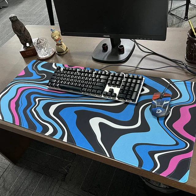 70x30CM Art Strata Liquid Mouse-pad Large Gaming Mousepad Mat Keyboard Pad