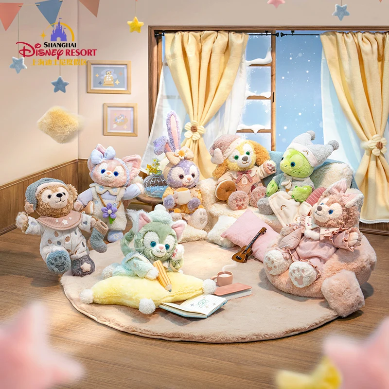 Original Shanghai Disney 2024 Duffy slouched together