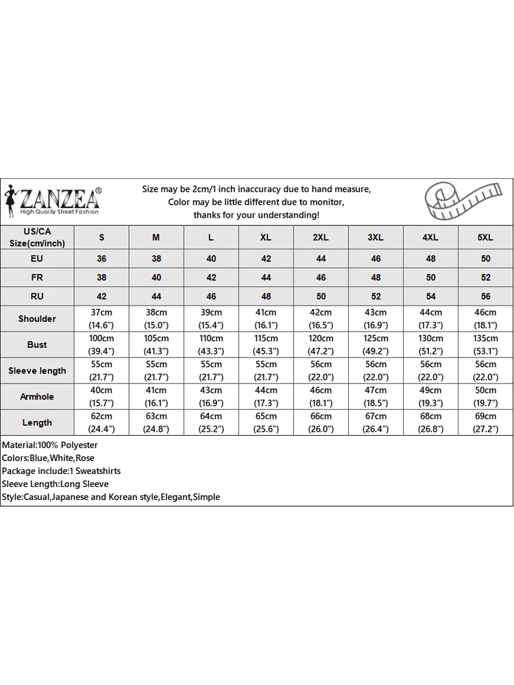 ZANZEA Simple Hooded Collar Jumper Women Ruffled Edge Sweatshirts 2024 Autumn Solid Pullovers Korean Style Long Sleeve Hoodies 6