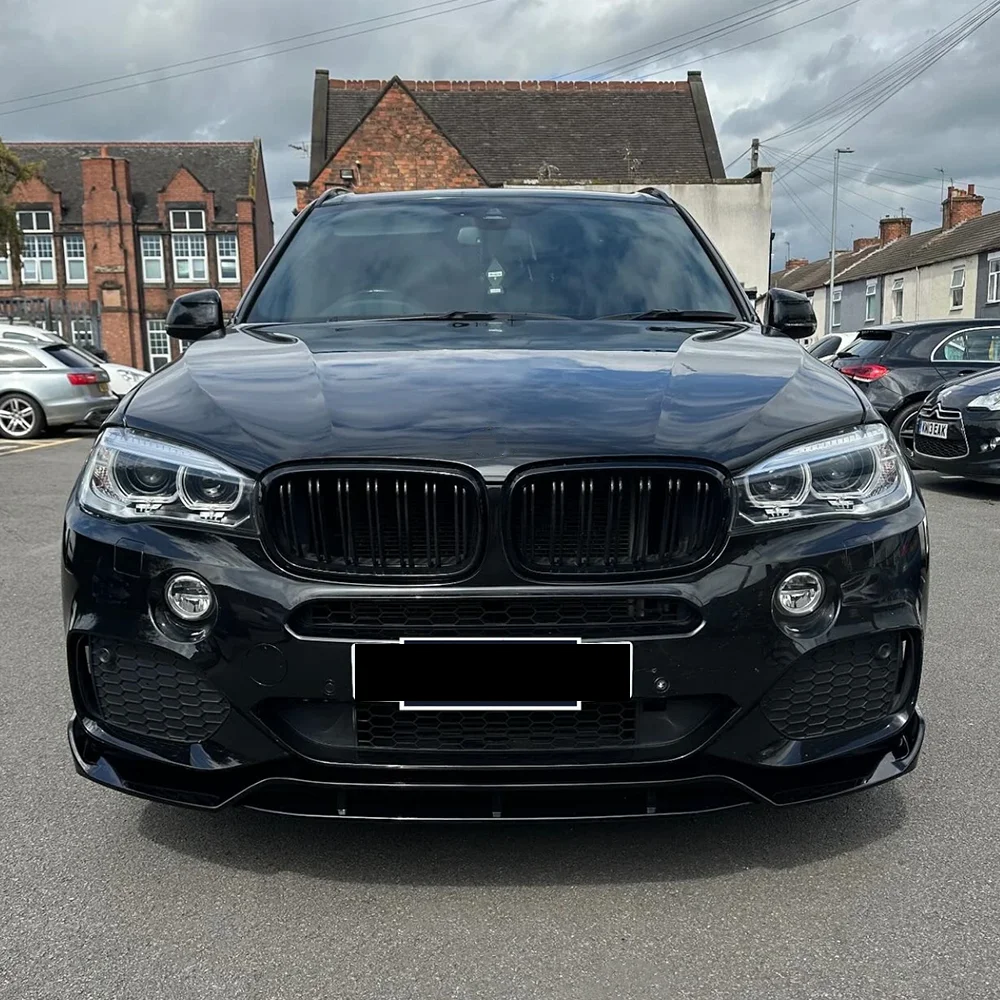 BMW X5 F15 M 스포츠 2013 2014 2015 2016 2017 2018 차량용 프론트 범퍼 스플리터 립 스포일러 디퓨저 바디 키트 액세서리 튜닝
