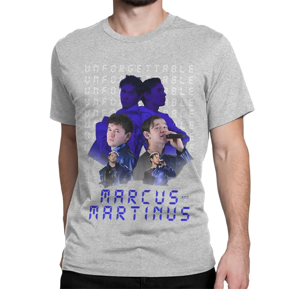 thumbnail image 1 of Camisetas vintage de Marcus y Martinus, inolvidables camisetas de Eurovisión Suecia, camisetas de algodón para hombre y mujer, camisetas de talla grande, 1 of 7