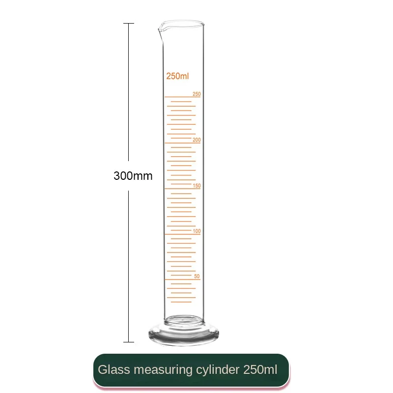Laboratory Measuring Cylinder With Scale 5/10/20/25/50/100/250/500/1000ml Capacity for Lab Supplies