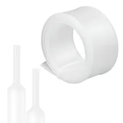 Heat Shrink Tubing with Double Wall Rubber Sleeve - 4:1 Shrink Ratio, Multiple Diameter Options - 4mm (Transparent color)