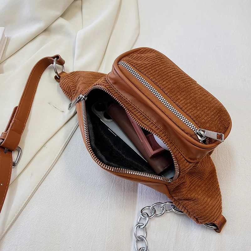 Fashion Chest Bags For Women 2023 Belt Bag Chains Large Capacity Female Waist Bag Women's Handbags Waist Pack Women fanny pack