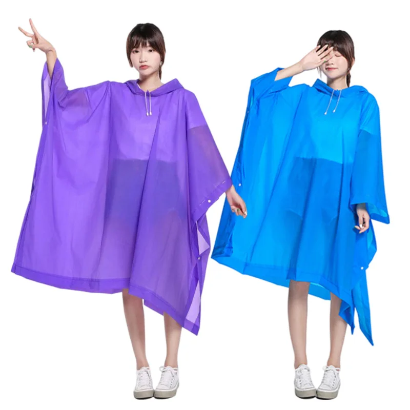 Transparent Windproof Bicycle Motorcycle Raincoat Woman Rain Poncho Impermeable EVA Hiking Raincoats Man Children Adult raincoat poncho