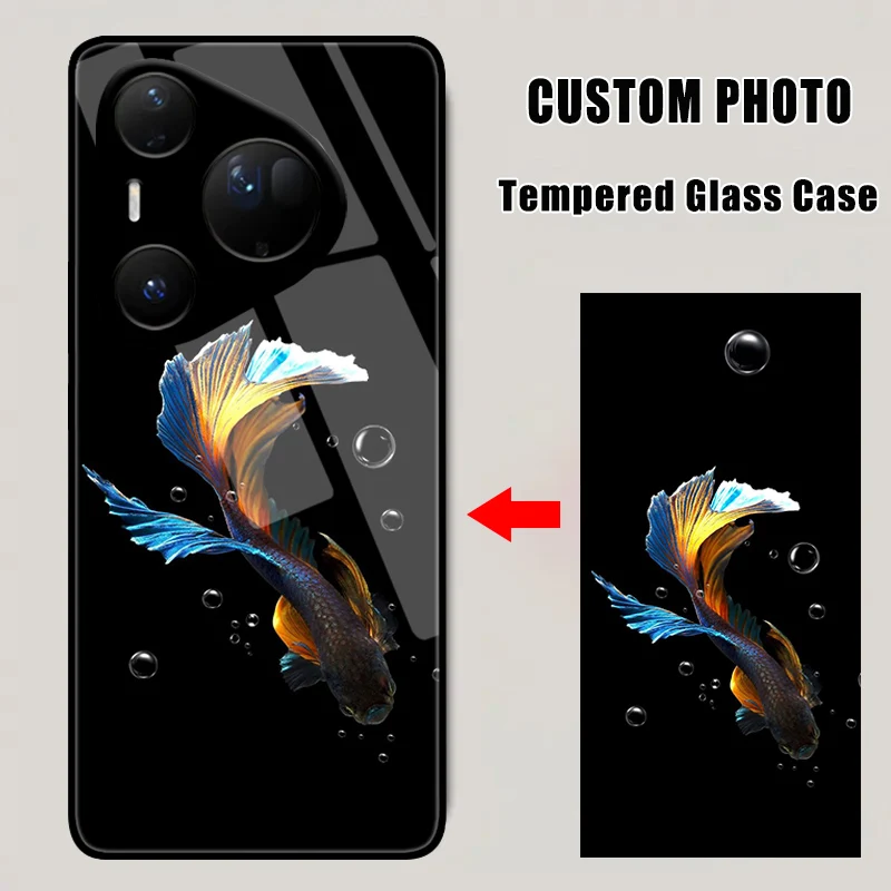 Personalized Custom Glass Phone Case - DIY Design Cover