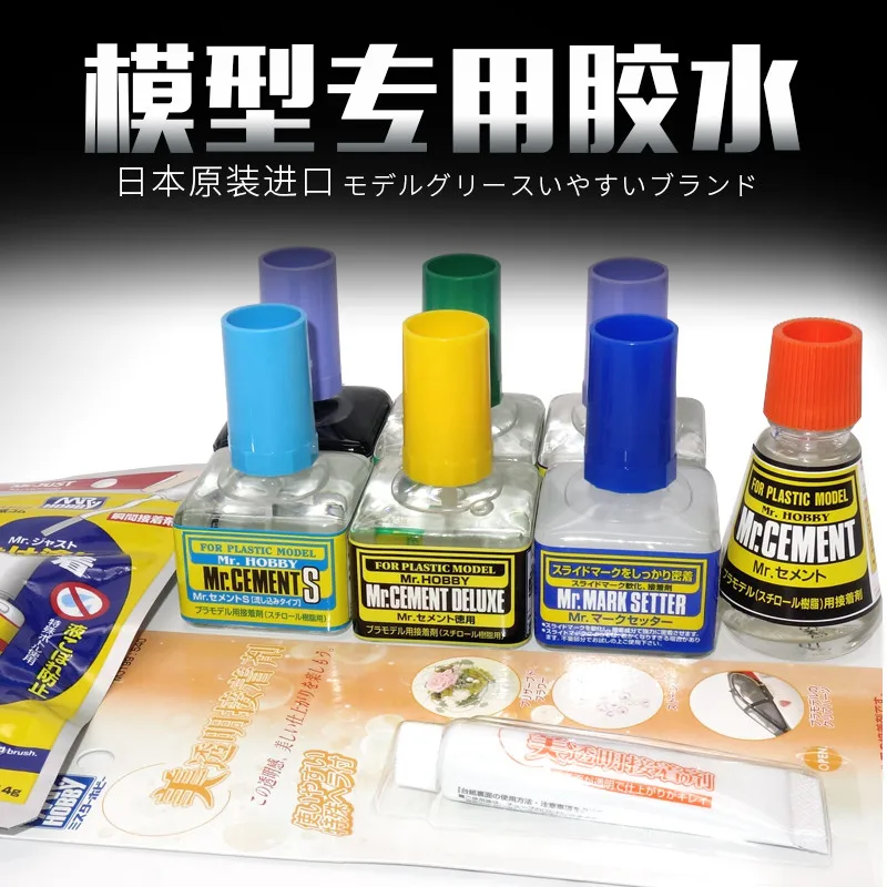 

Glue Model Quick Drying Flow Seam Adhesive Bond Gunpla Plastic Water Paste Softener Precision bonding Seamless Mr. hobby