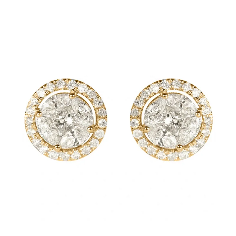 Hip Hop Female Earrings side view