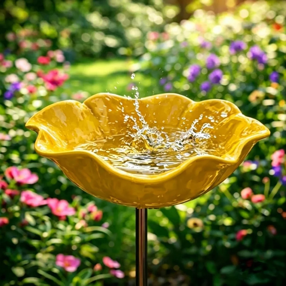 Metal Flower Garden Stake 7
