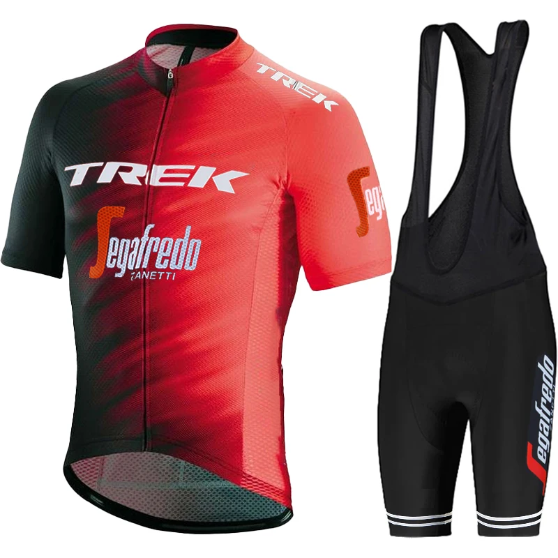 

Men's Mtb Clothing TREK Male Cycling Clothes Summer Bike Jersey Set Costume Blouse Man Bicycle Equipment 2024 Shorts Sleeve Bib