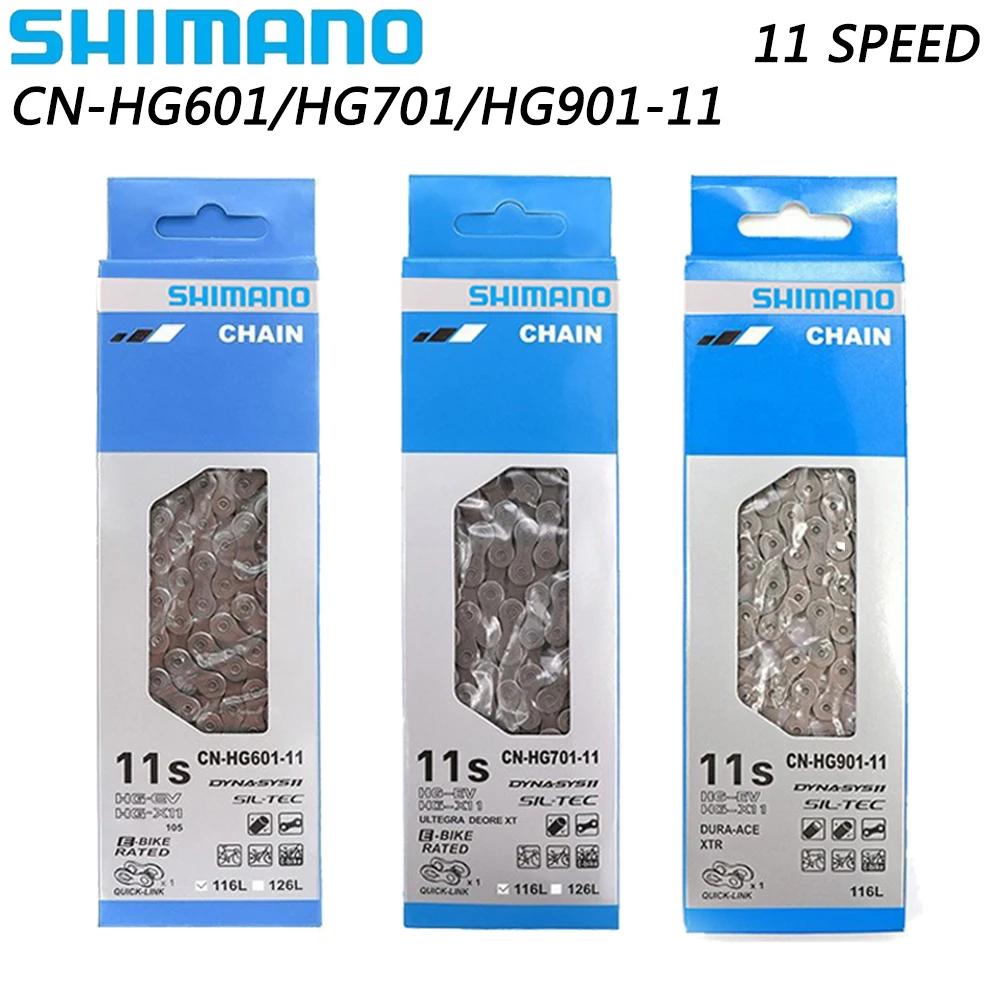 

SHIMANO CN-HG601/HG701/HG901-11 супер узкая гиперскользящая цепь, 11 скоростей, детали для велосипеда с быстрым звеньем