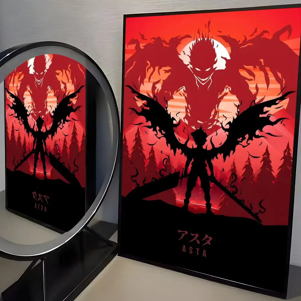 Waterproof HD Anime Art Poster - Self-Adhesive Fade-Resistant Wall Decor