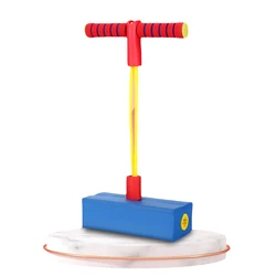 Kids Frog Jumping Balance Toy with Sound - Outdoor Exercise and Fitness Equipment (Light Grey)