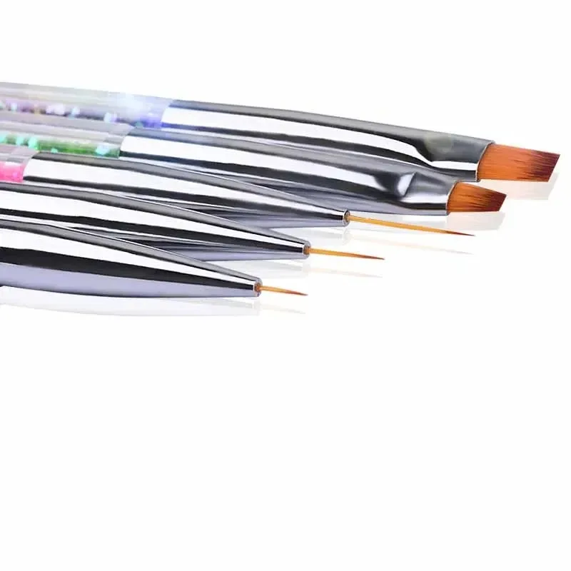 5Pcs Nails Art Dotting Pen Nails Brushes For Art Accessories Tools Kits Nail Supplies For Professionals Manicure Set Nail Art Pen