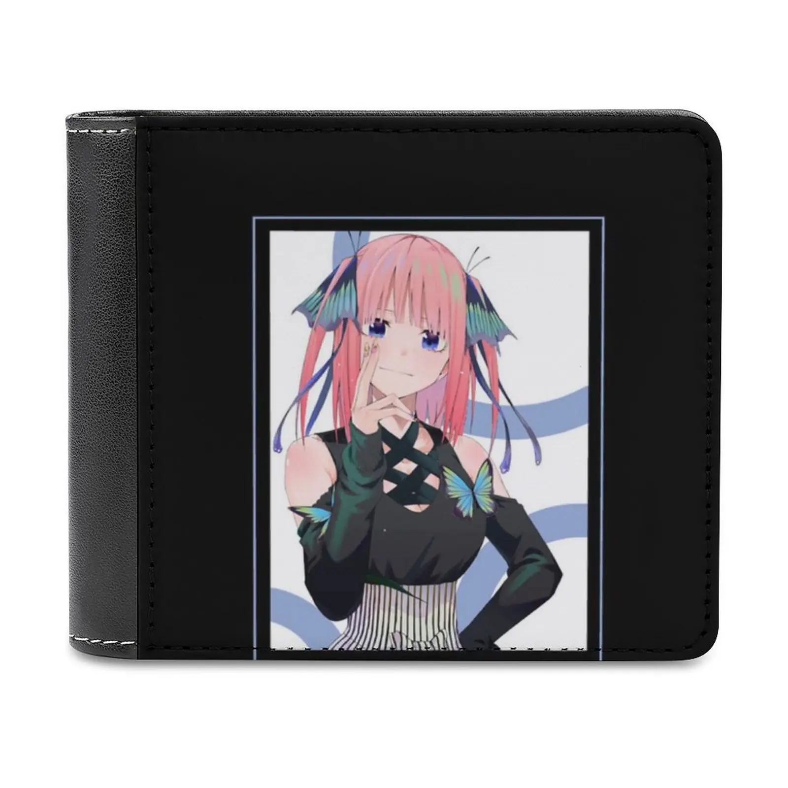 

 Cute Nakano Nino The Quintessential Quintuplets  New Fashion Pu Leather Men's Wallet Women Purses Personalized Wallets The