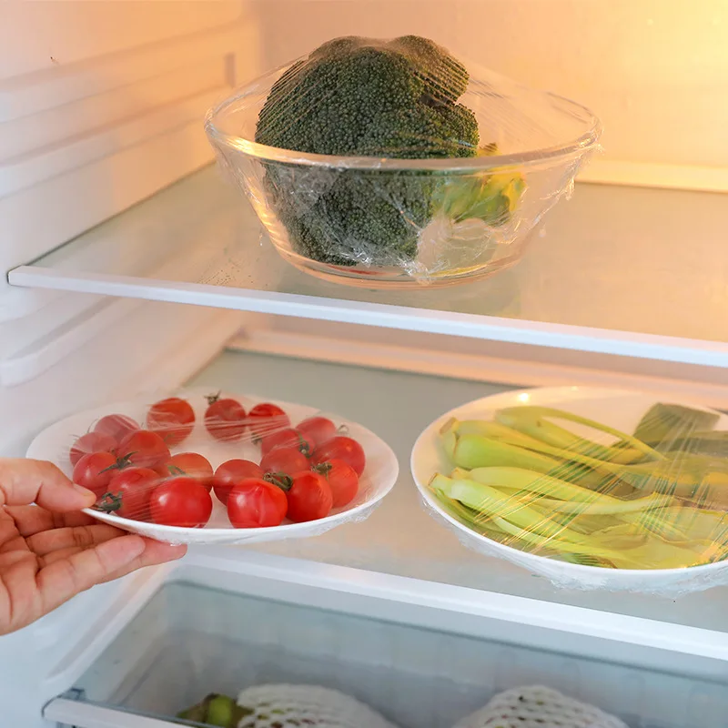 Plastic wrap 30M/Roll Kitchen Clear Disposable PE Fresh Keeping Film Food Refrigerator Refrigerated Fruits and Vegetables Food Cling Film
