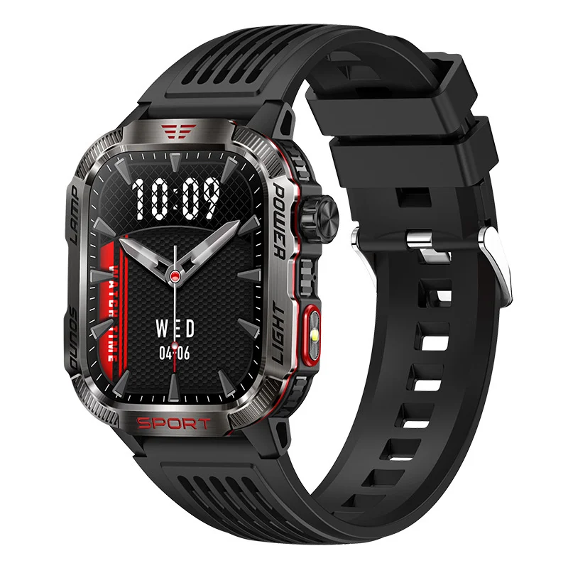 HT29 Smart Watch 2.01inch Large Screen BT Call Heart Rate Health Monitor Outdoor Sports AI Voice Assistant Smartwatch 8