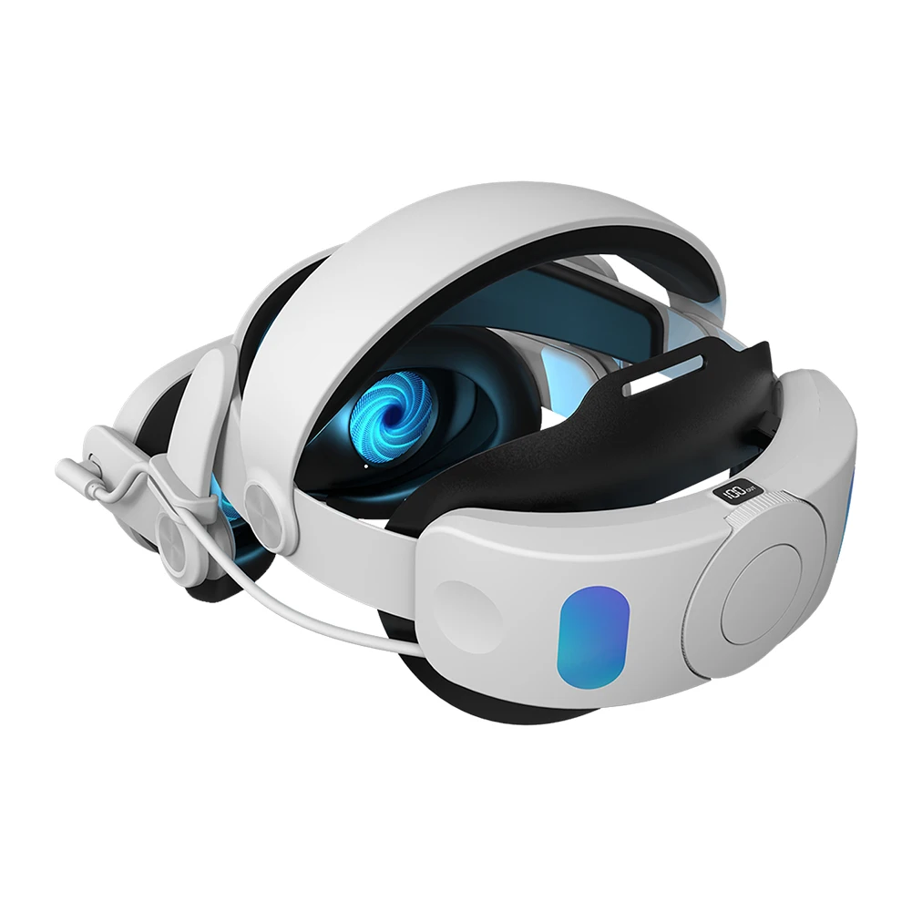 

Головной ремень для Meta/Oculus вопросы 3 с аккумулятором 6000 мАч Регулируемый головной ремень Элитный головной ремень для мета вопросы 3 для Oculus вопросы 3