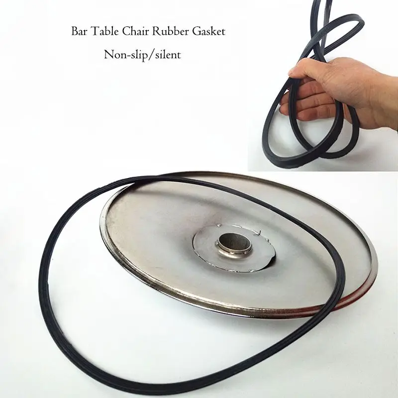 Furniture Frame Office Chair Accessories 1PC Bar Chair Base Rubber Strip Anti-slip Disc Rubber Ring Furniture Frames Computer Chair Chassis Base Rings Accessories