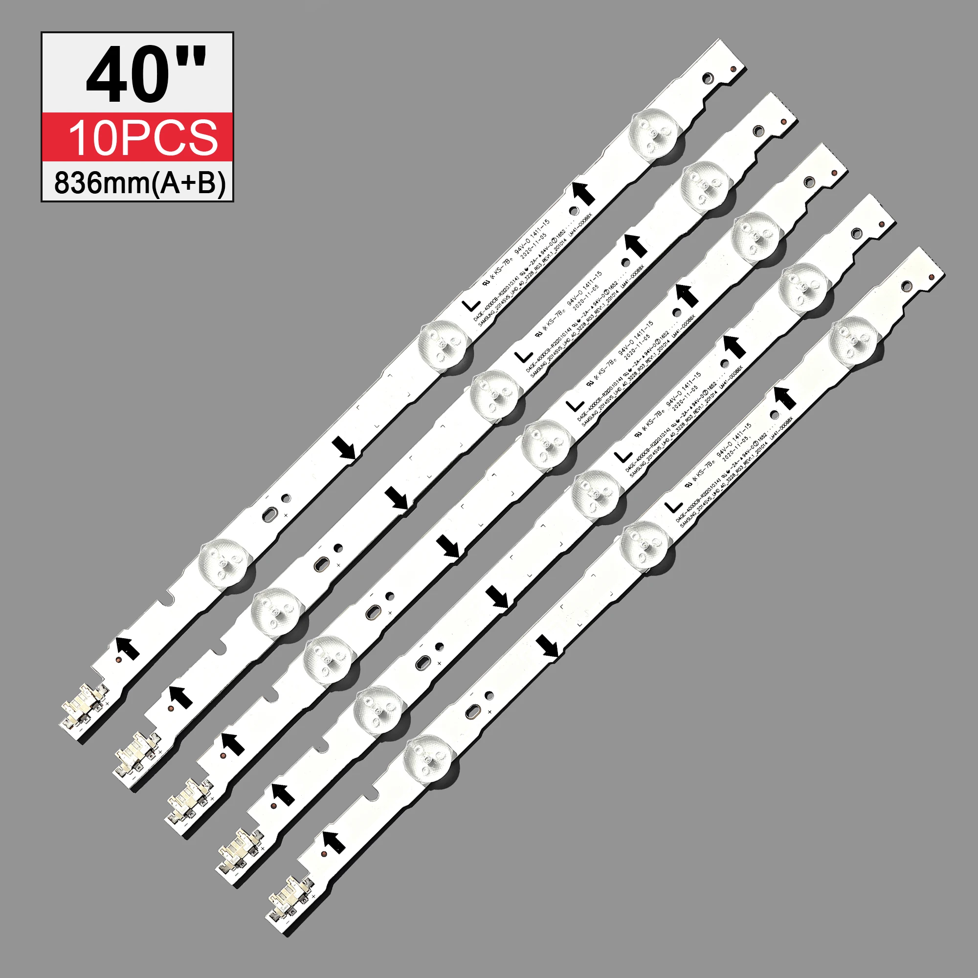 LED Ʈ Ʈ D4GE-400DCA-R1 R2 D4GE-400DCB-R1 R2, UE40H6500, UN40J5500, CY-GH040CSLV5H ,  10 /Ʈ, 100% ǰ