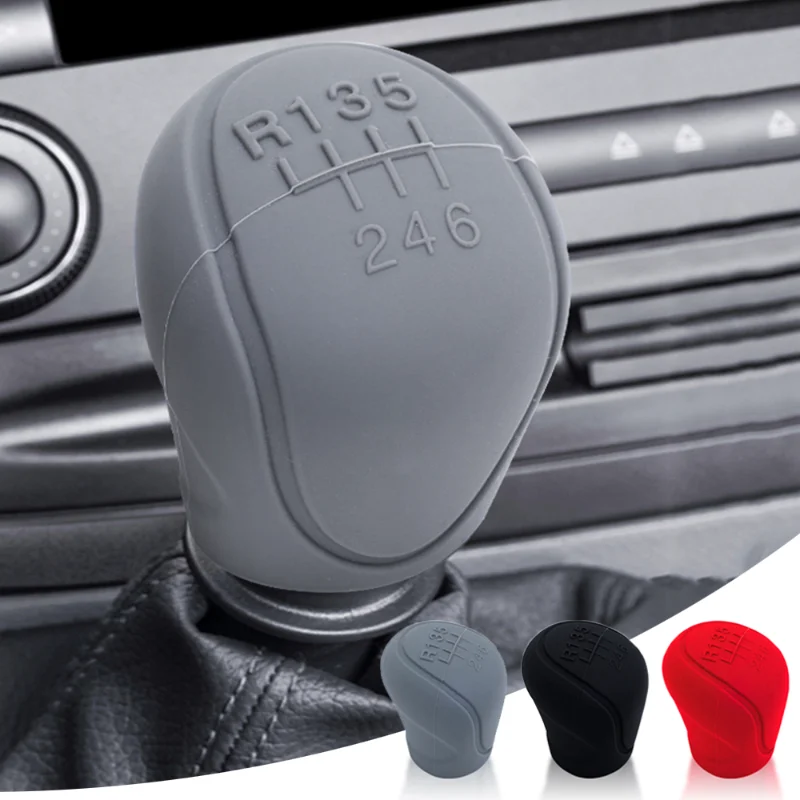 

Universal Car Silicone Gear Shift Knob Cover Anti-slip Collars Gear Shift Non-Slip Grip Handle Protective Covers Car Accessories