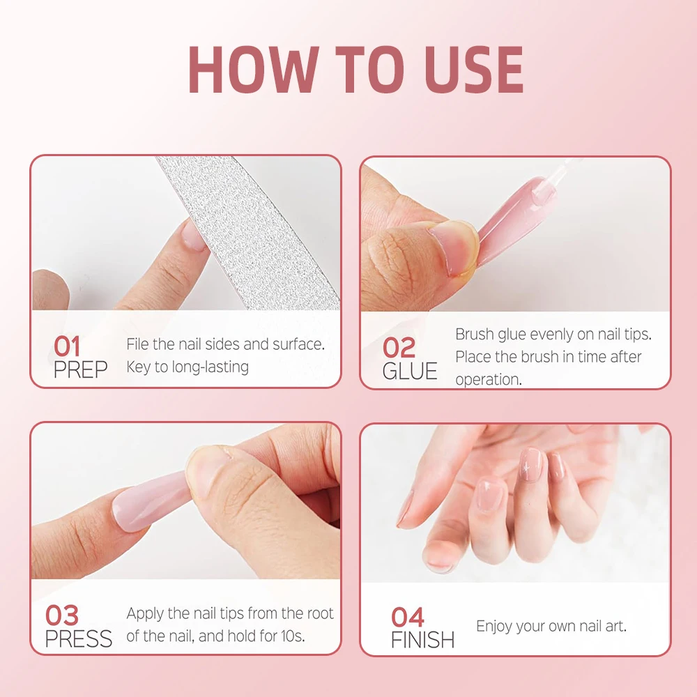 7g Fast-dry Nail Glue Super Strong Adhesive False Nail Glue With Brush Acrylic Nail Tips Rhinestones Sticky Nail Art Bond Glue 6