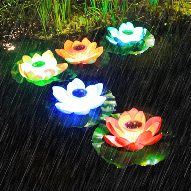 solar powered fairy lights RGB Solar Garden Jellyfish Lights Outdoor Solar Yard Flower Optical Fiber Decor Light for Patio Pathway Lawn Christmas Lights solar yard lights