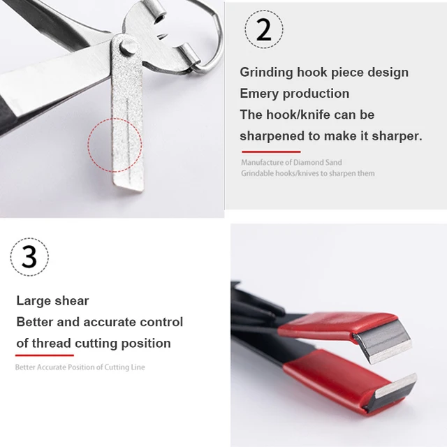 4 in 1Multifunction Fast Tie Nail Knotter Line Cutter Clipper