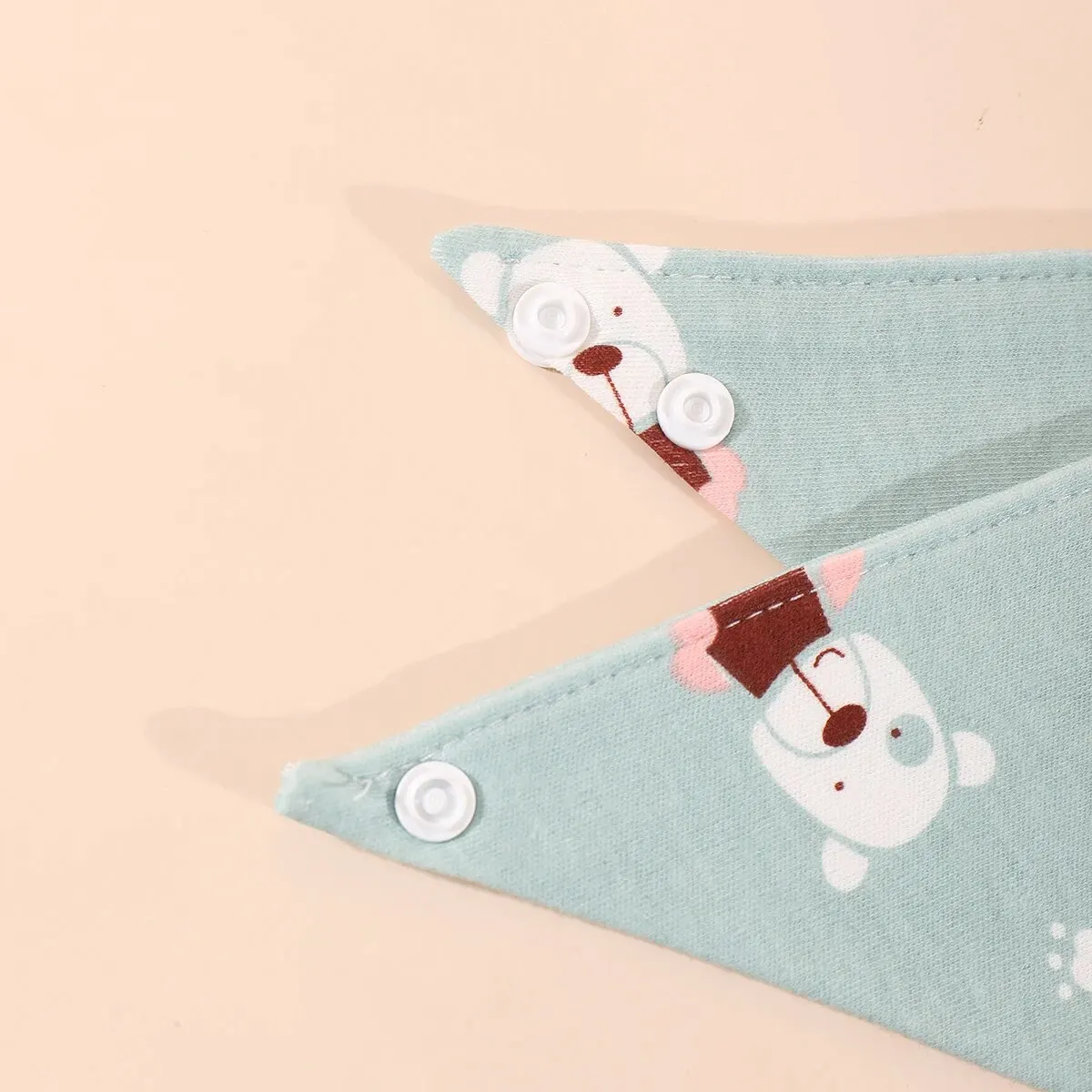 5pcs Cartoon Cotton Bibs 3