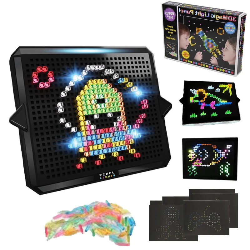 

Montessori Kids Light Puzzle Toy DIY Lamp Ball 3D Jigsaw Puzzle Game Intelligent Educational Toy for Kids Christmas Gift