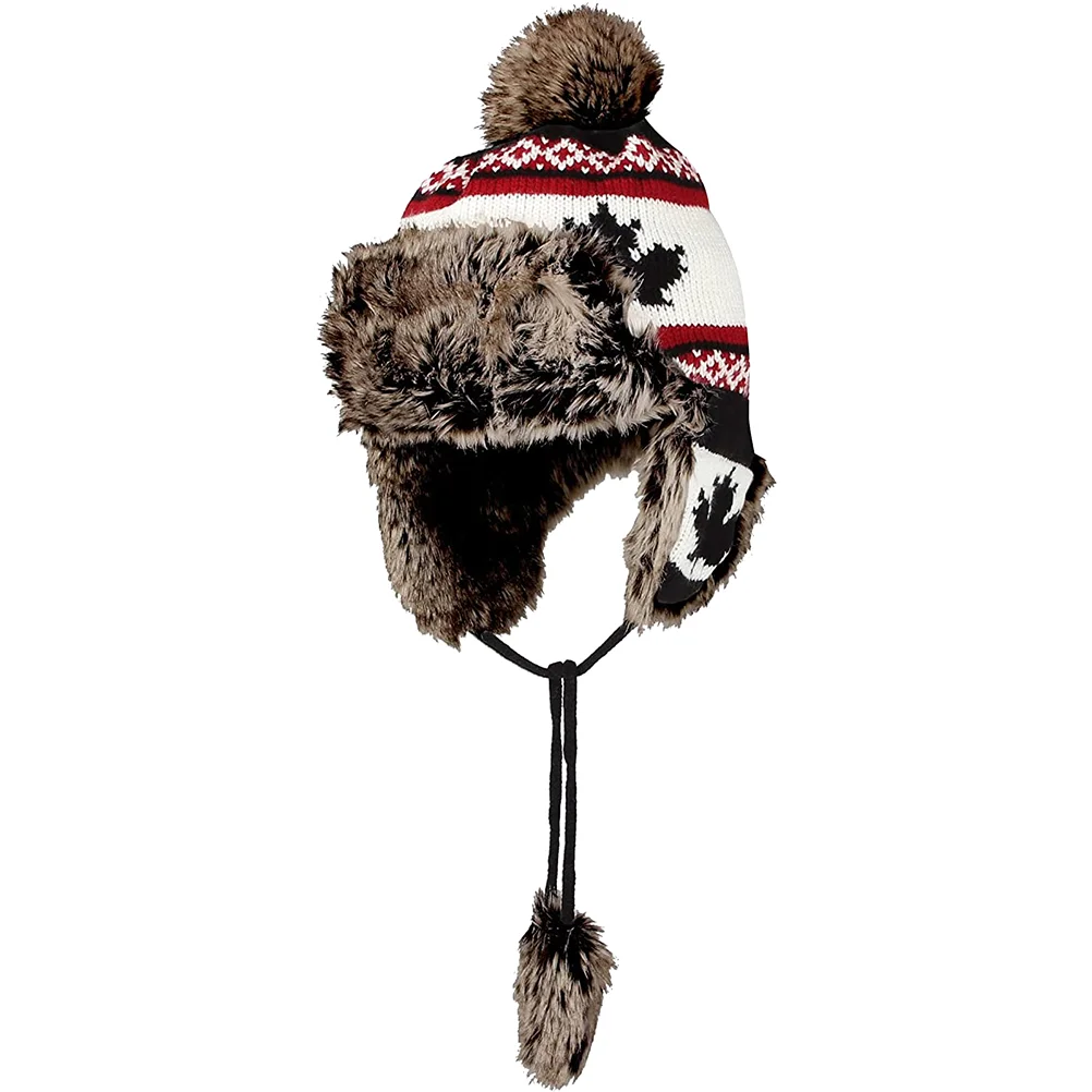 

Fashionable Knitting Hat Protective Ear Hat Portable Warm Hat Washable Knitted Hat Windproof Hat