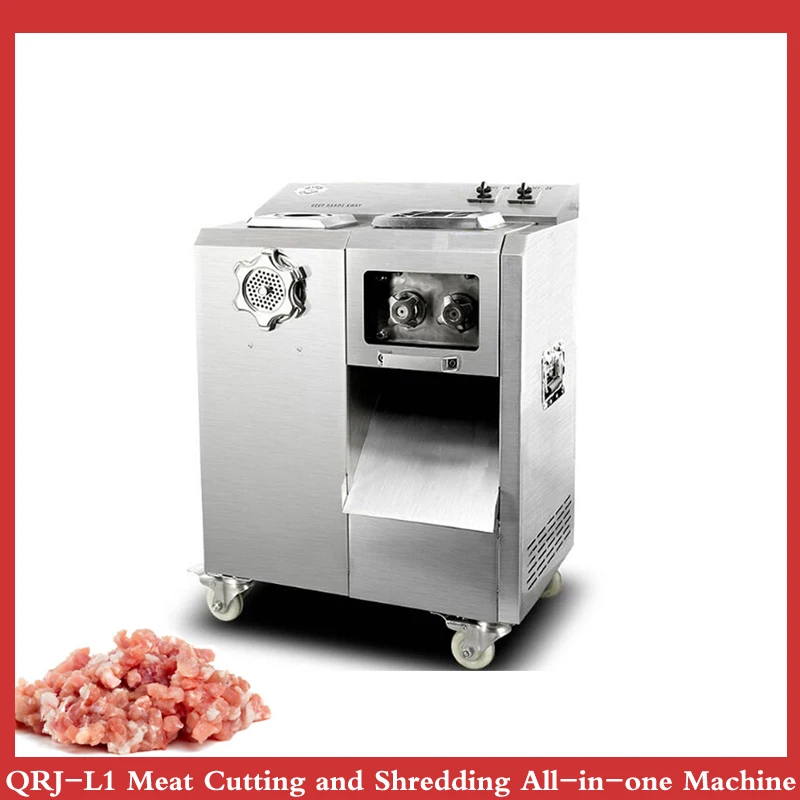 

Hot Selling Luxury Stainless Steel Commercial Meat Cutting Machine And Meat Mincing Sausage Integrated Machine